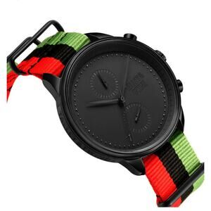 Talley & TWINE Black Juneteenth Watch Company Fathers Day Gift Green Black RED